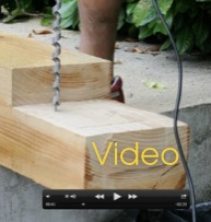 Video de la construcción de una pérgola de madera