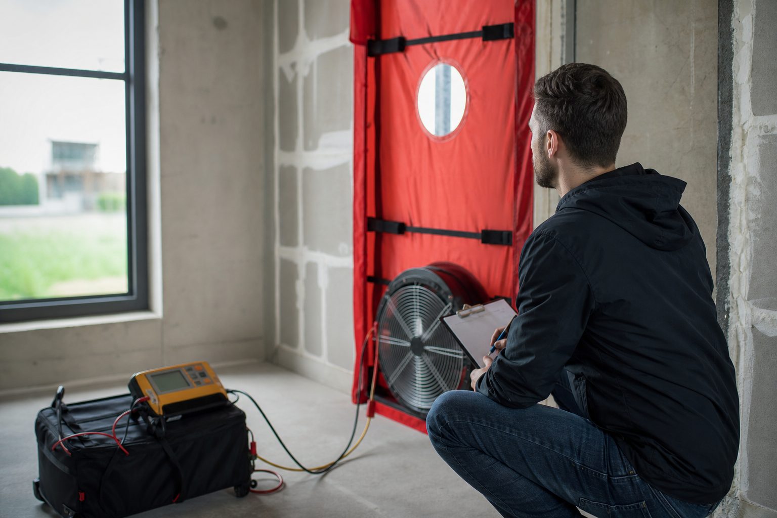 Test d'étanchéité à l'air non conforme, comment réagir ?